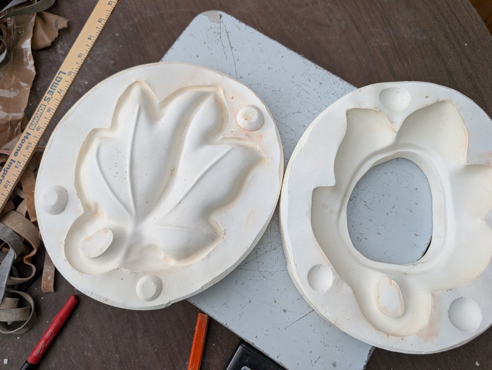 Leaf Dish Vintage Slip Casting Ceramic Mold