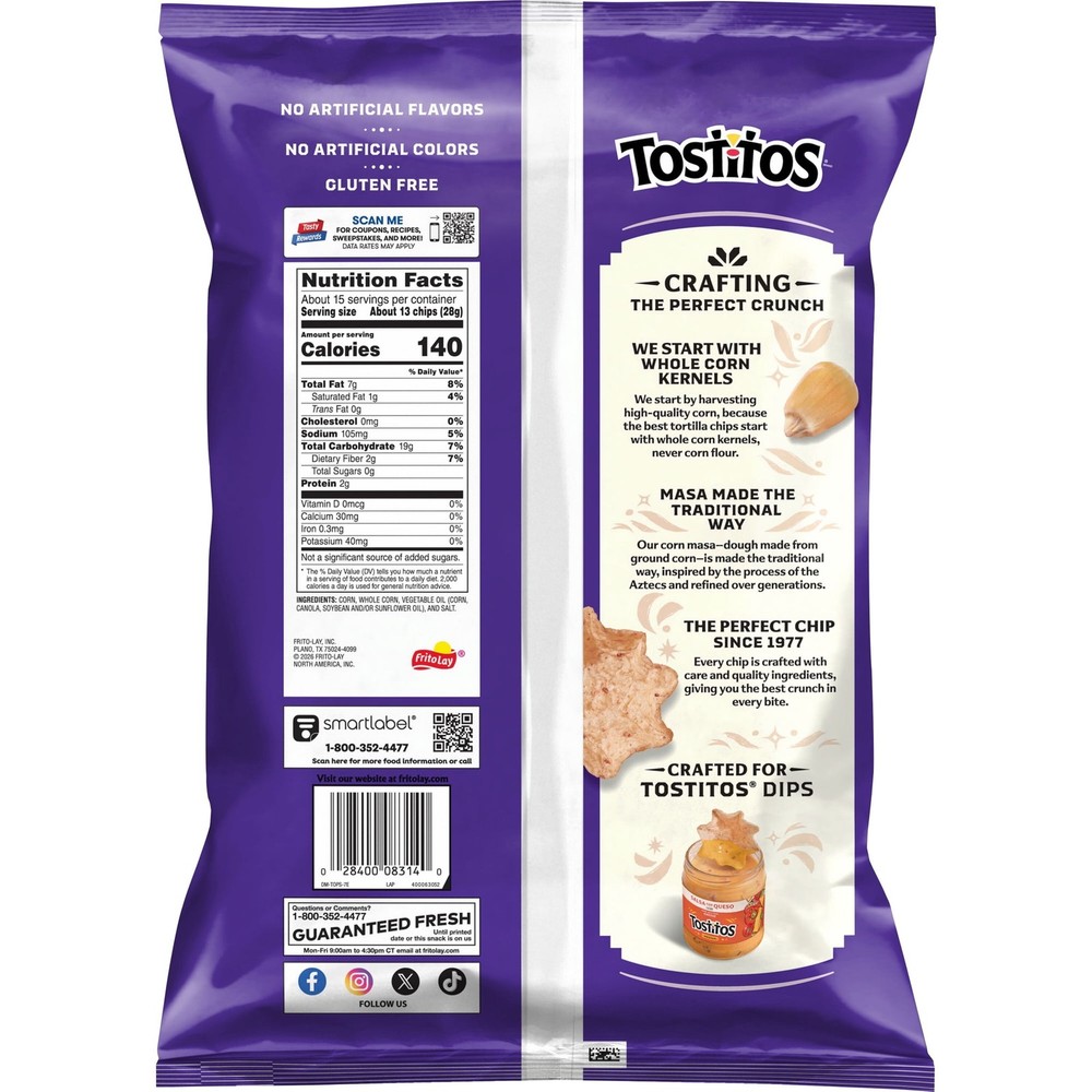 🥑🔥 Tostitos Tortilla Chips Variety Pack – 4 Bags Bundle 🔥🥑