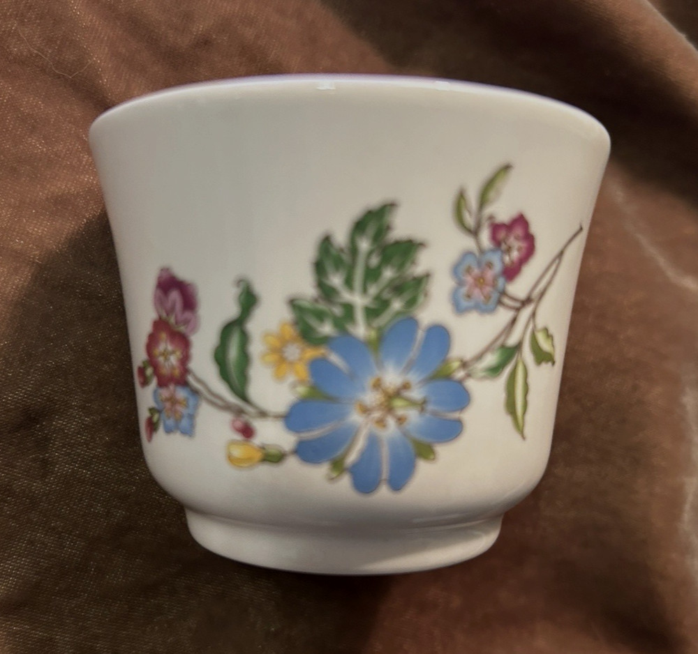 Spode "Sylvan" Bone China Condiment Jar / Open Sugar Bowl ~ Mint Condition
