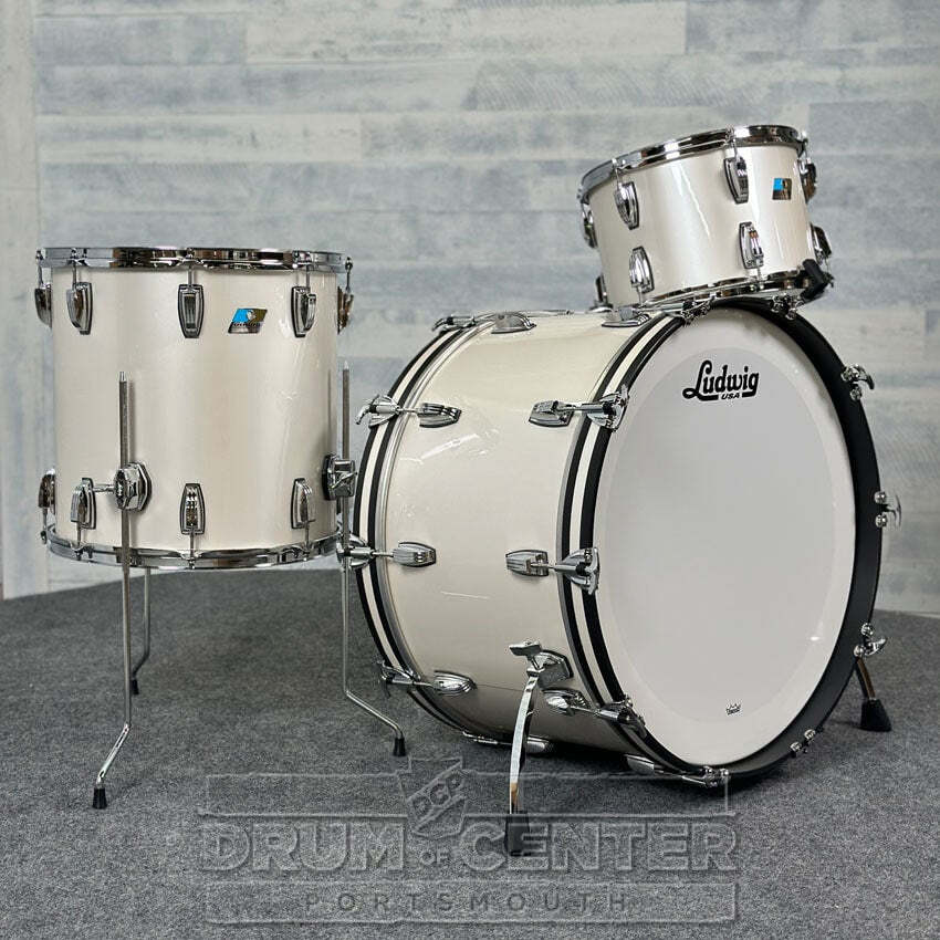 Ludwig Classic Maple Super 70s 3pc Drum Set "Silver Fox"