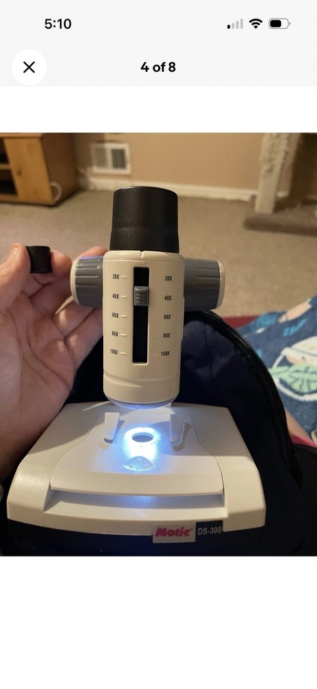 Motic DigiScope DS-300 Digital Microscope With Digital Camera.