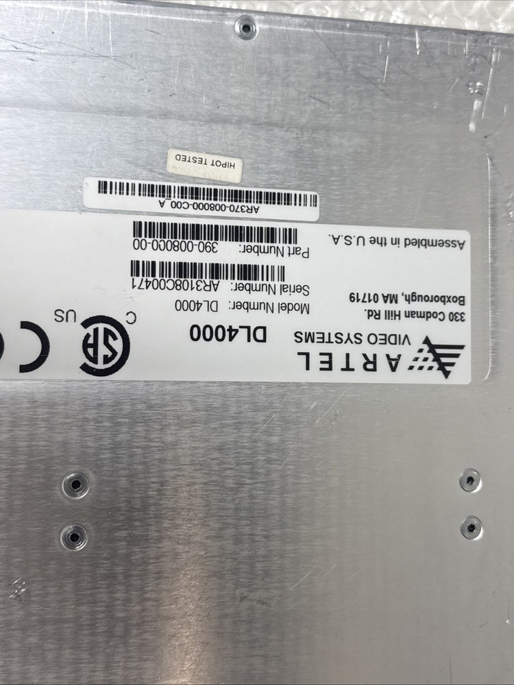 Artel Video Systems DL-4000 Digilink System