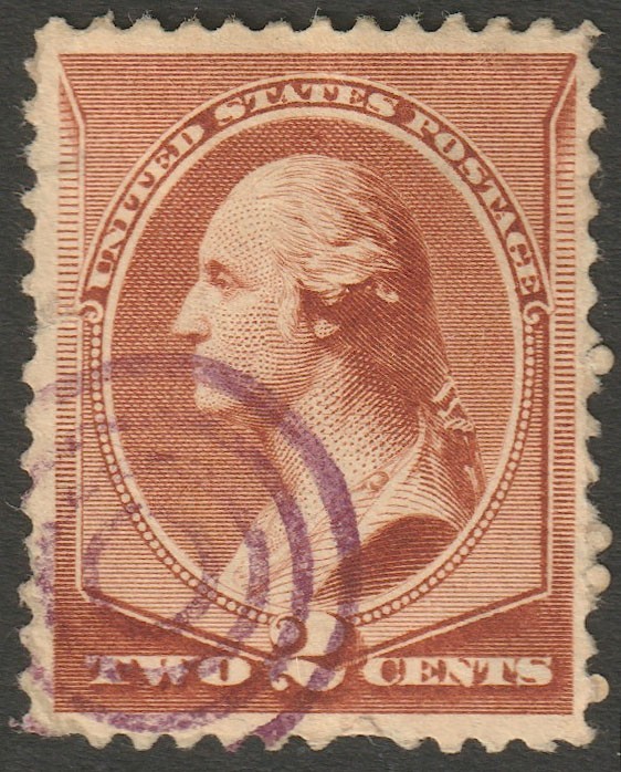 Scott #210 1883 Used Target Cancel     210SP04-65
