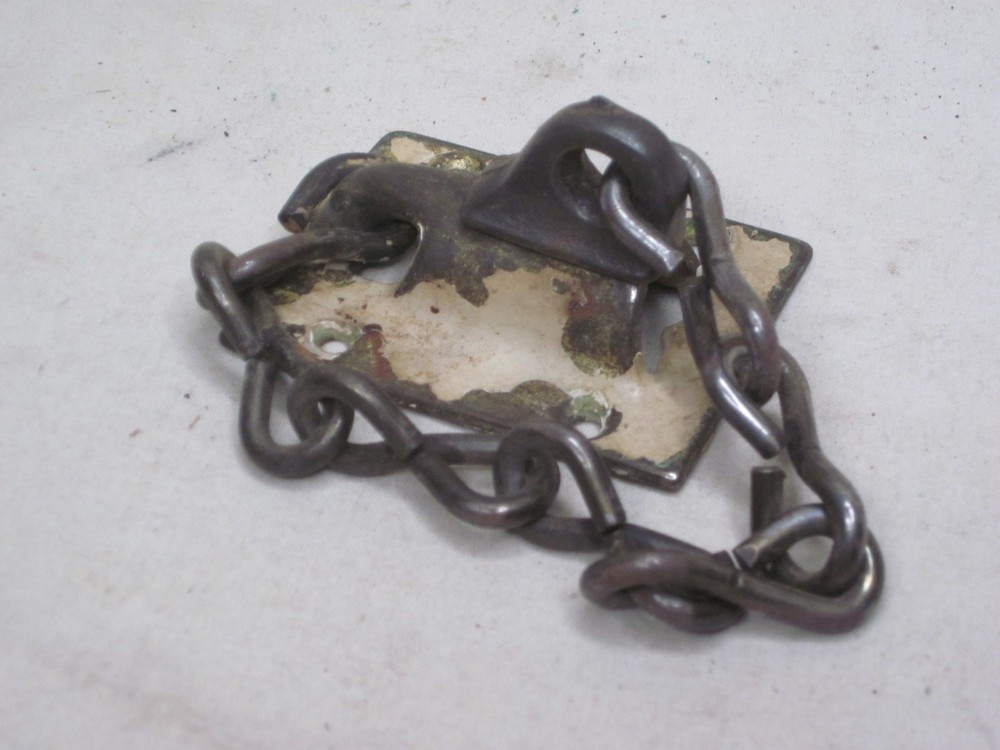 incomplete vintage door chain lock security single part *PLEASE NOTE