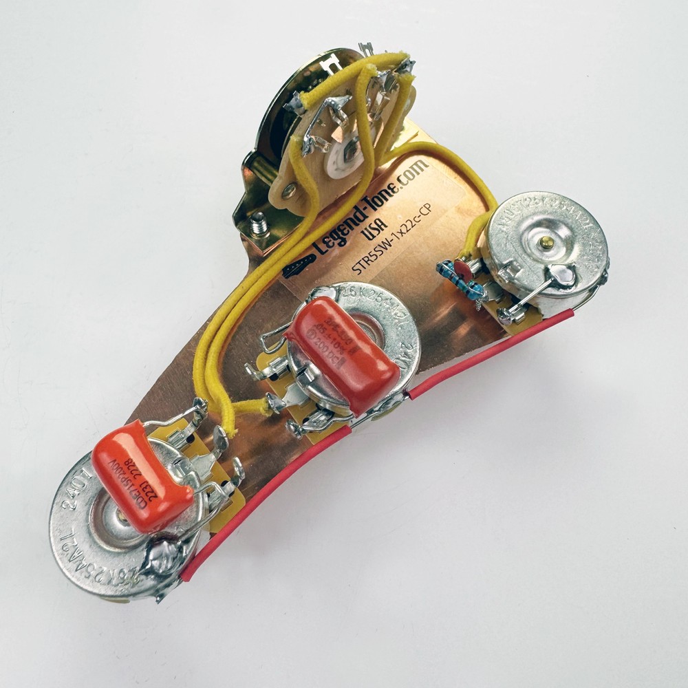 Fender Stratocaster Custom Modern Wiring Harness 5-Way, Bridge Tone and TBC