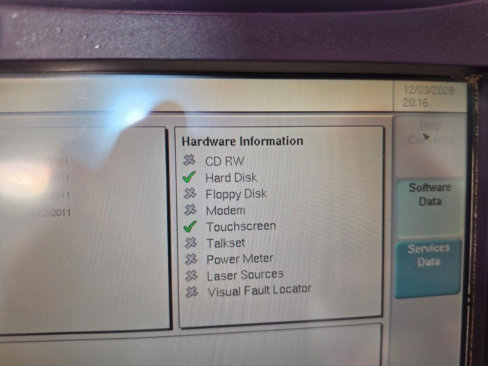 JDSU MTS 8000 with V3 Bert Transport Module