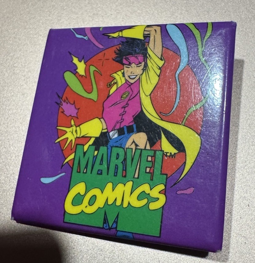 1996 MARVEL COMICS PIN BUTTON SQUARE 1.5 INCH JUBILEE #1148