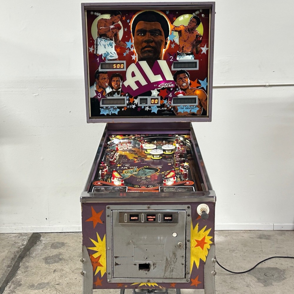Muhammad Ali Pinball Machine (Stern Electronics, 1980)