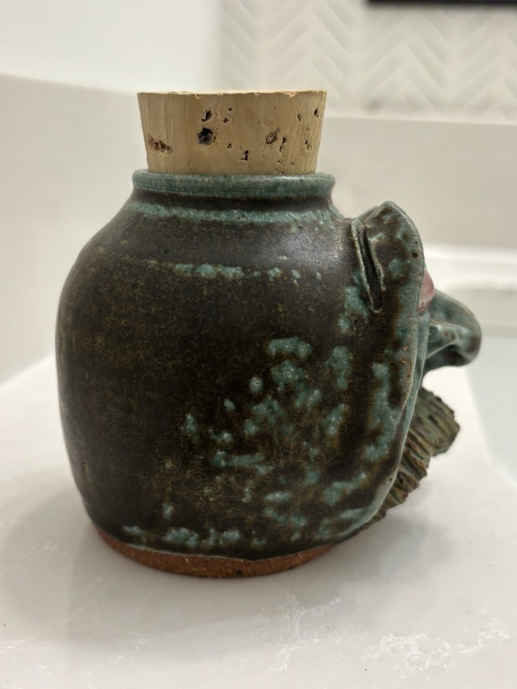 Phelps Ugly Face Pottery Jar, 2007 Signed