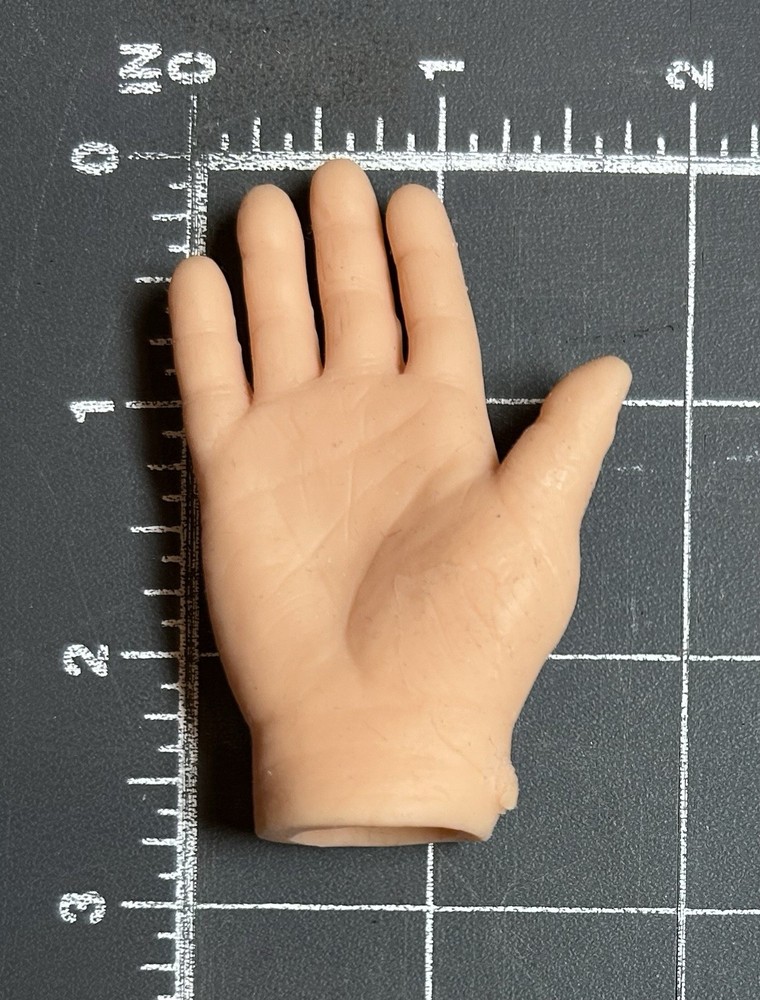 Rubber Finger Puppet Tiny Mini Miniature Small Hand Shake High Five Toy