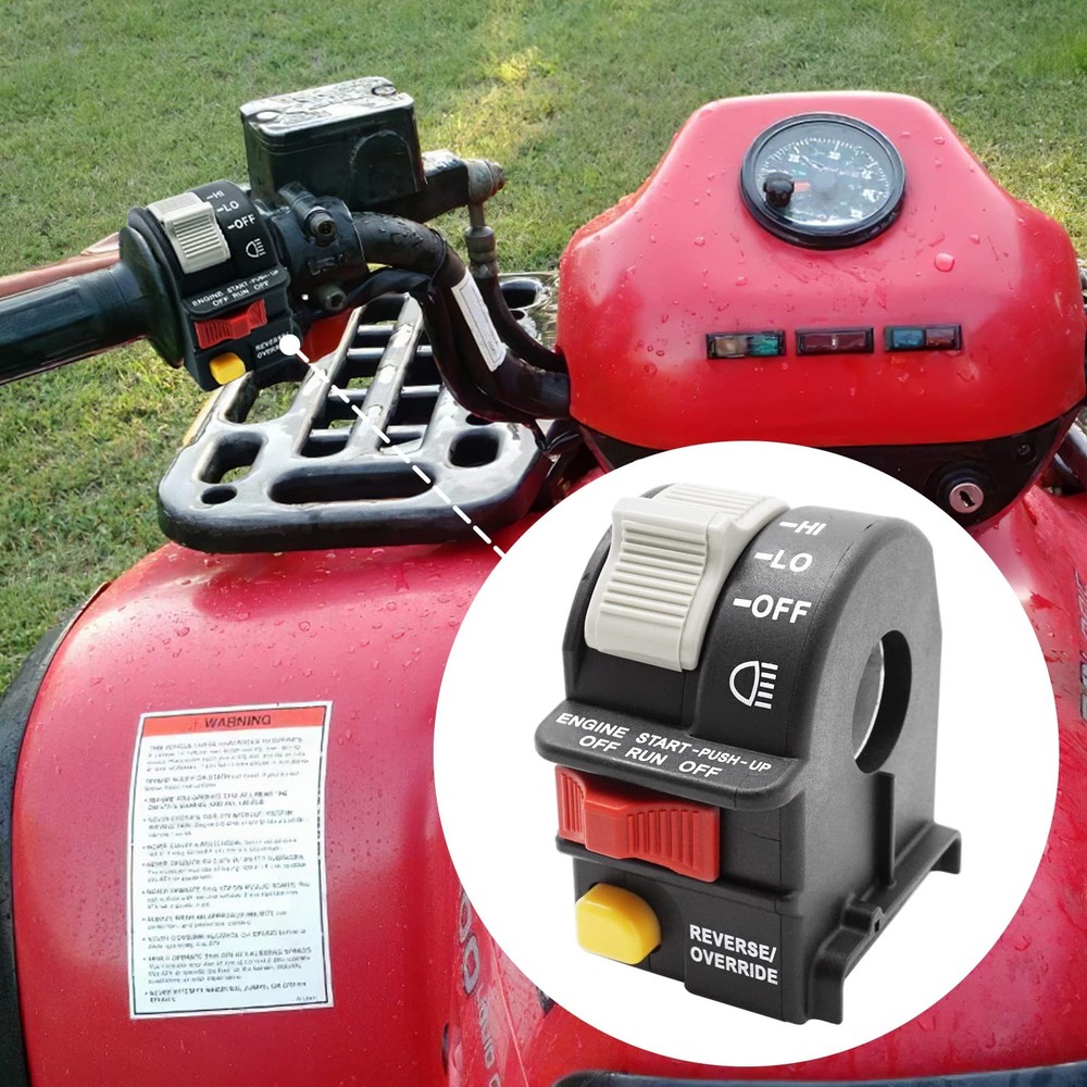 Left Handlebar Engine Start Off Headlight HI LO Switch for Polaris...