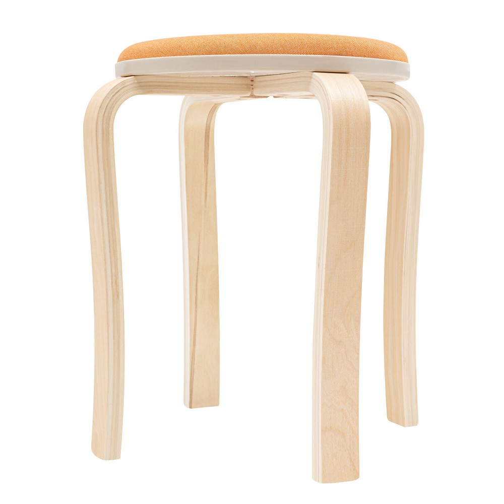 Stackable Stools, Stackable Round Stools, Set of 8 Stacking Wooden Stools NEW