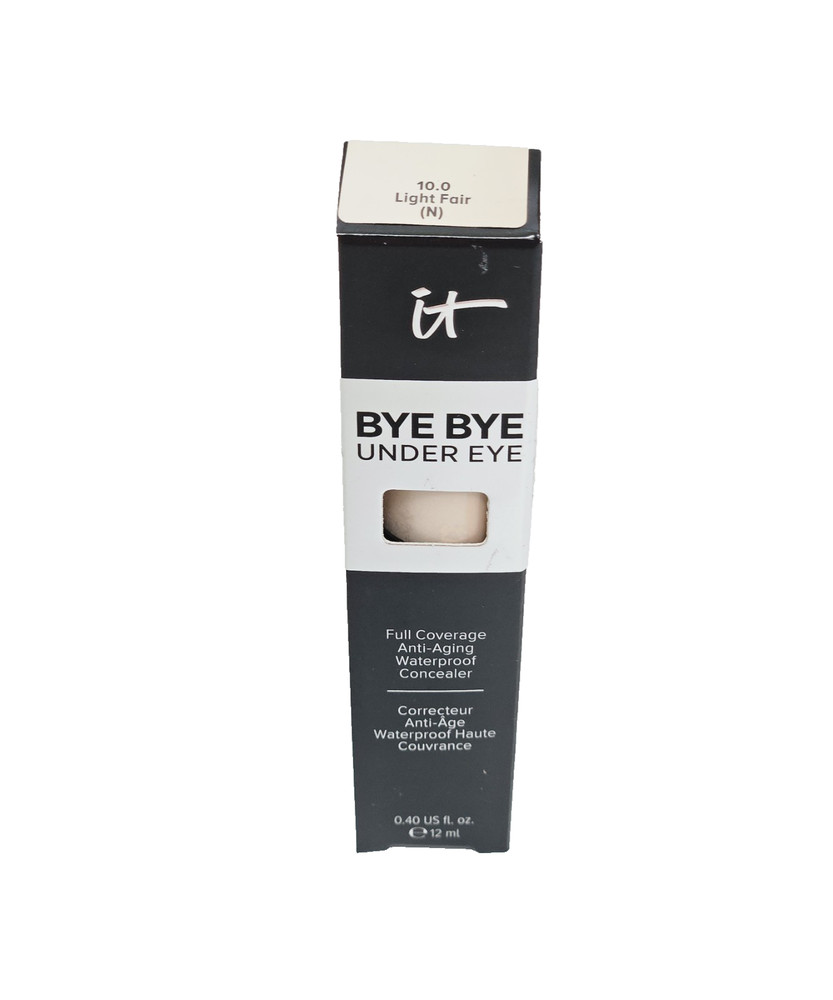 It Cosmetics Bye Bye Under Eye Full Coverage WP Concealer #10 Light Fair 0.4 Oz