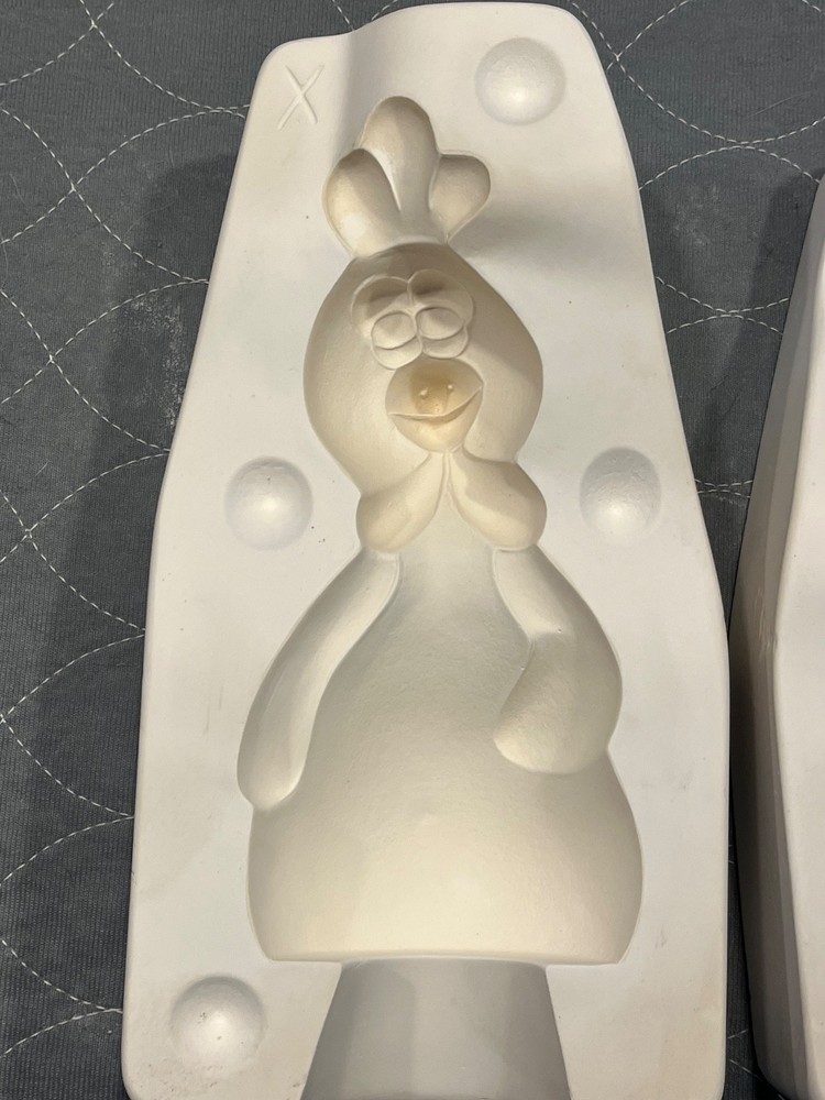 Clay Magic 3057 Chunky Chicken Slip Casting Mold