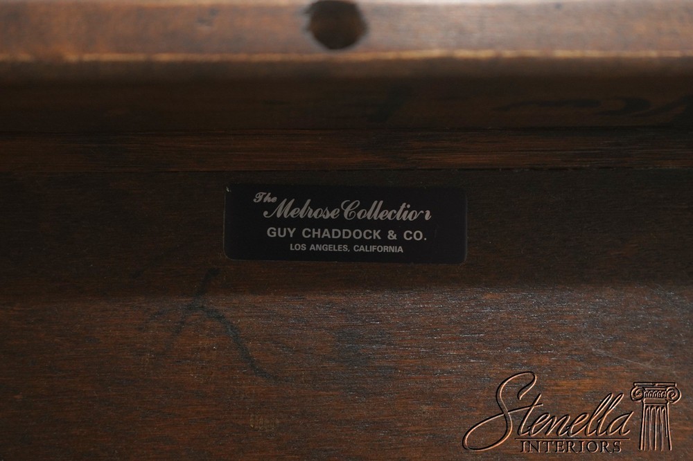 72043: GUY CHADDOCK Jacobean Distressed Oak Nesting Tables