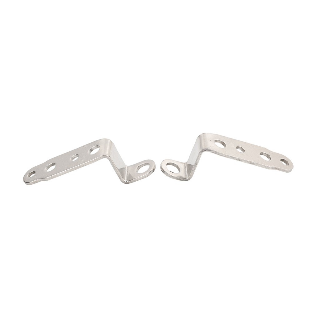 2x Silver Mounting Bracket Fog Driving Light Bracket Headlight Support Holder