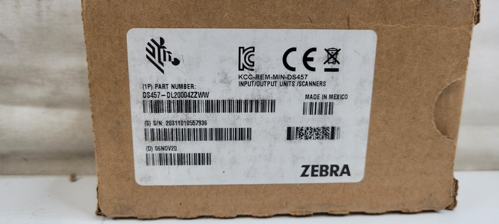 Zebra DS457-DL20004ZZWW Fixed Mount Barcode Scanner DS457 2D NEW IN BOX