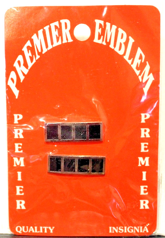 US Army Chief Warrant Office Four CWO4 Shoulder Metal Rank Insignia Pin Pair