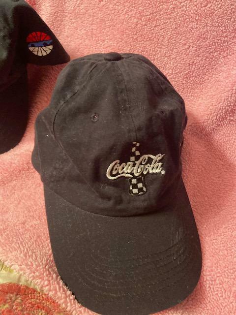 coco cola racing hat bristol 2001 & 2002  the 2001 is signed