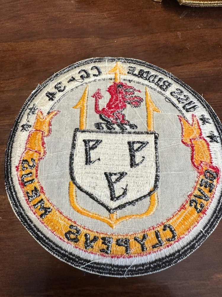 Vintage US Navy USS Biddle CG-34 Ship Patch