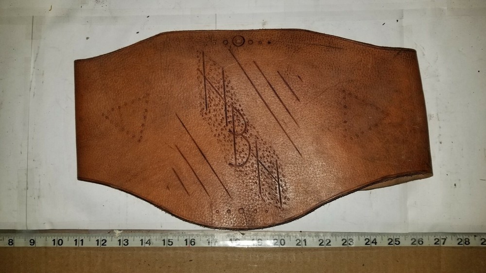 Vintage Leather Support Belt - Used
