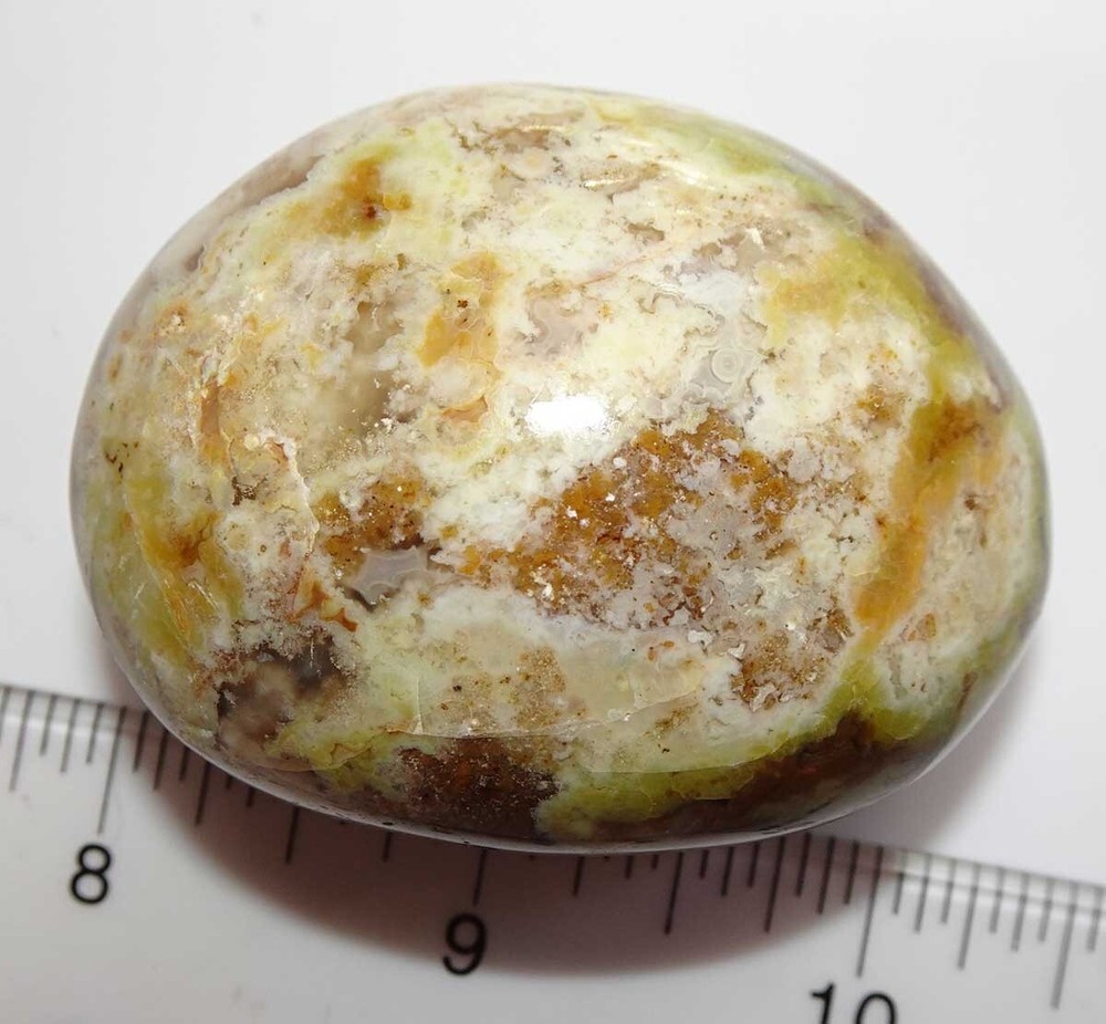 Multi-colored Opal Palmstone - Madagascar sc748g