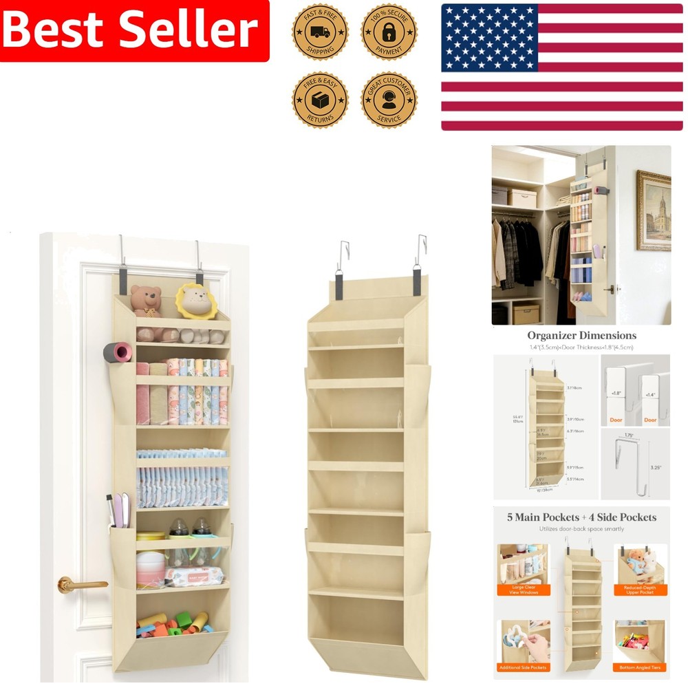 Foldable Clear Window Organizer - 40 lbs Load Capacity for Home Essentials