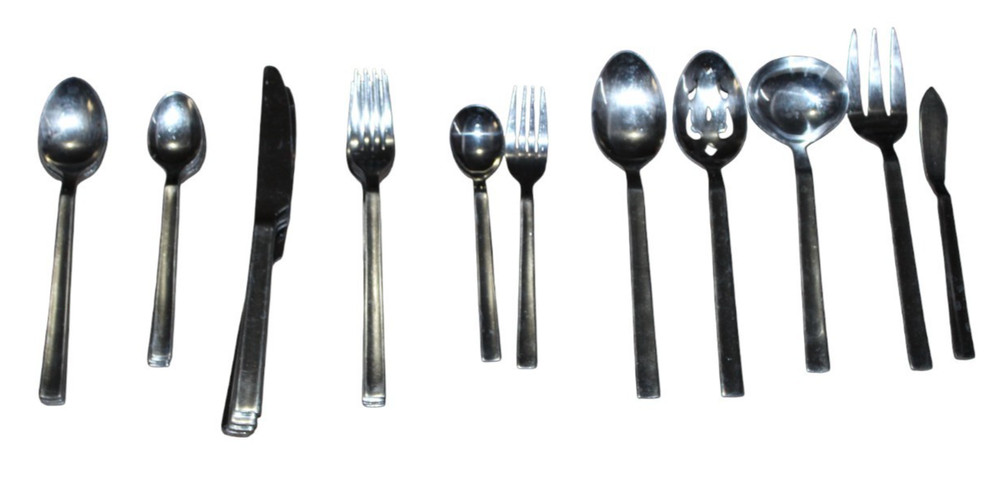 Cambridge Destiny Mirror Stainless Flatware 23 Pc Set Includes Serving Utensils