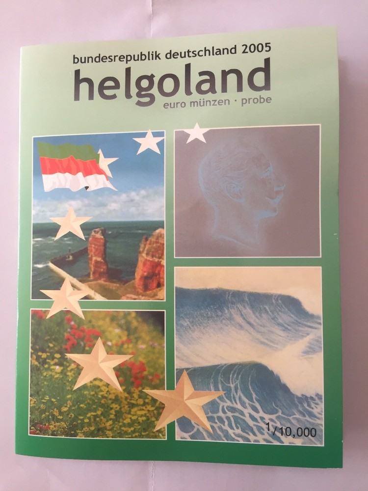 HELGOLAND 2005  - EURO € SPECIMEN PATTERN  COIN SET