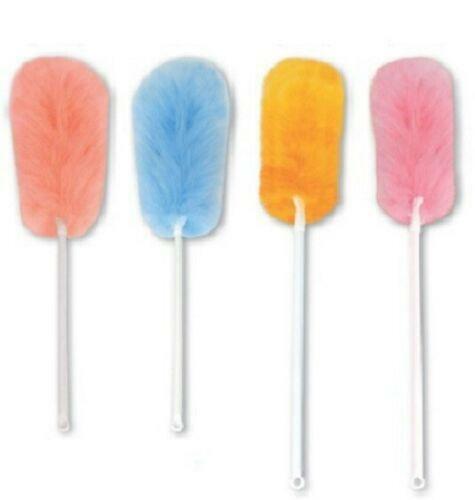 Assorted Electrostatic Wool Dusters with Extension Handle - Pack of 5
