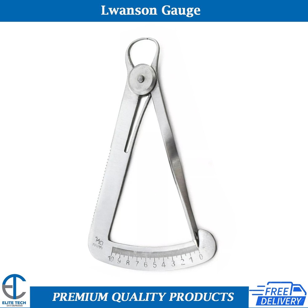 Dental lwanson Instruments Spring Caliper Gauge Orthodontic Lab Instruments