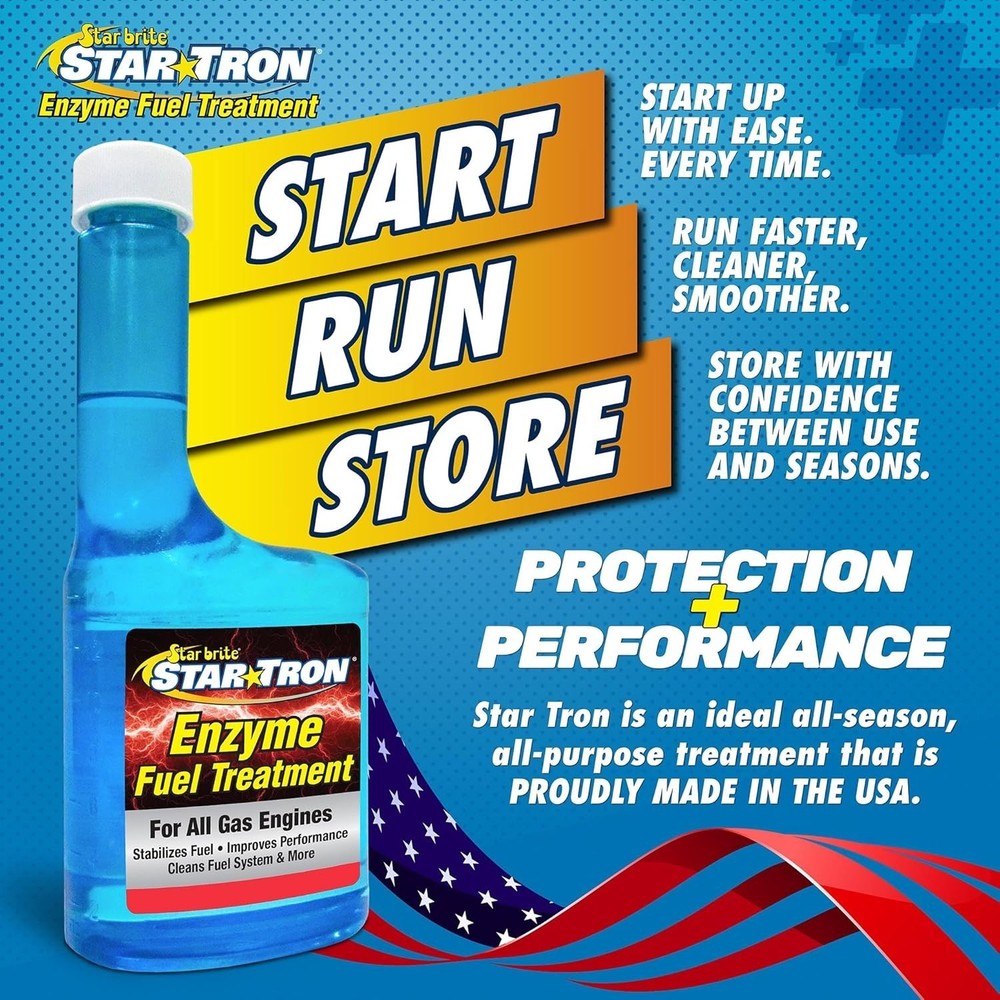 Enzyme Gasoline Treatment - Cures Ethanol Issues & Cleans Engines