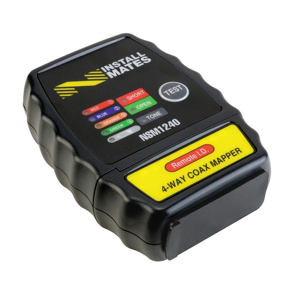 *OPEN BOX* InstallMates™ 4-Way Coax Mapper with Color-Coded Indicators