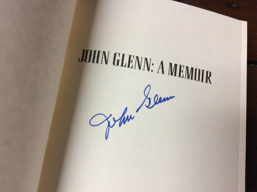 ** SIGNED ** The Right Stuff Astronaut's JOHN GLENN and ALAN SHEPHARD **