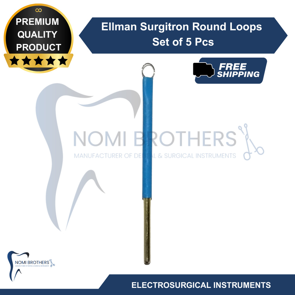 5Pc Loop Tip Set Blue Style Compatible Replacement Tips Dental Lab Kit