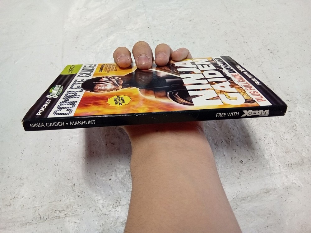 Pocket Solutions Ninja Gaiden Complete Guide *VERY GOOD CONDITION* Xbox