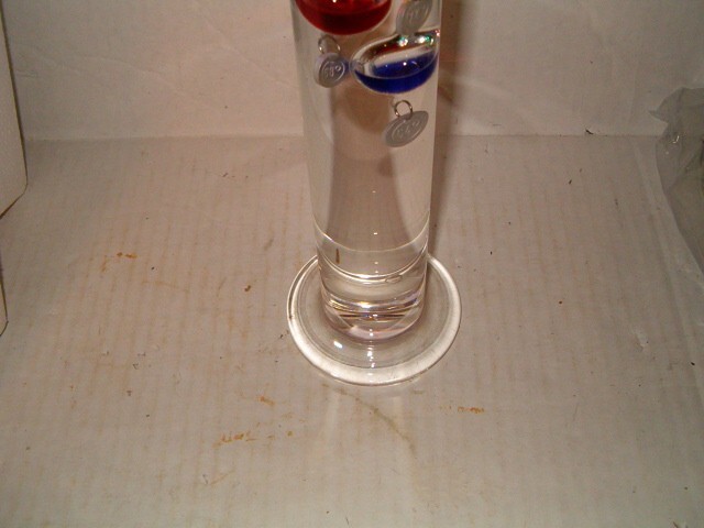 13" Tall Galileo Liquid Thermometer