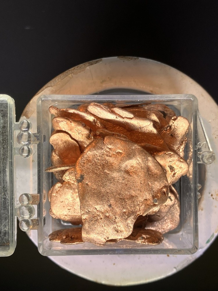 Copper Natural Thick Flakes Thin Nuggets