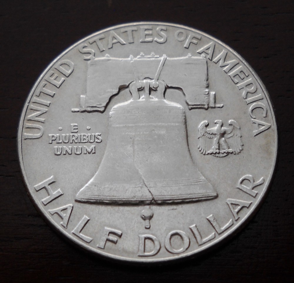 1950 Benjamin Franklin Half Dollar BU Uncirculated 90% Silver Coin