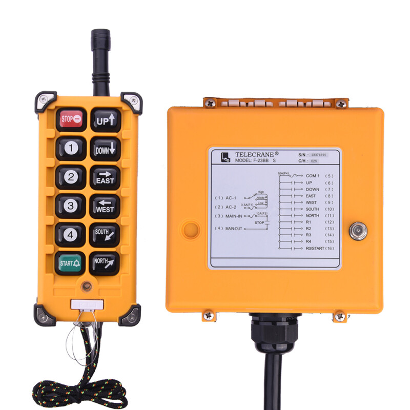 AC/DC Industrial Wireless Radio Remote Controller Switch Receiver + Transmitter