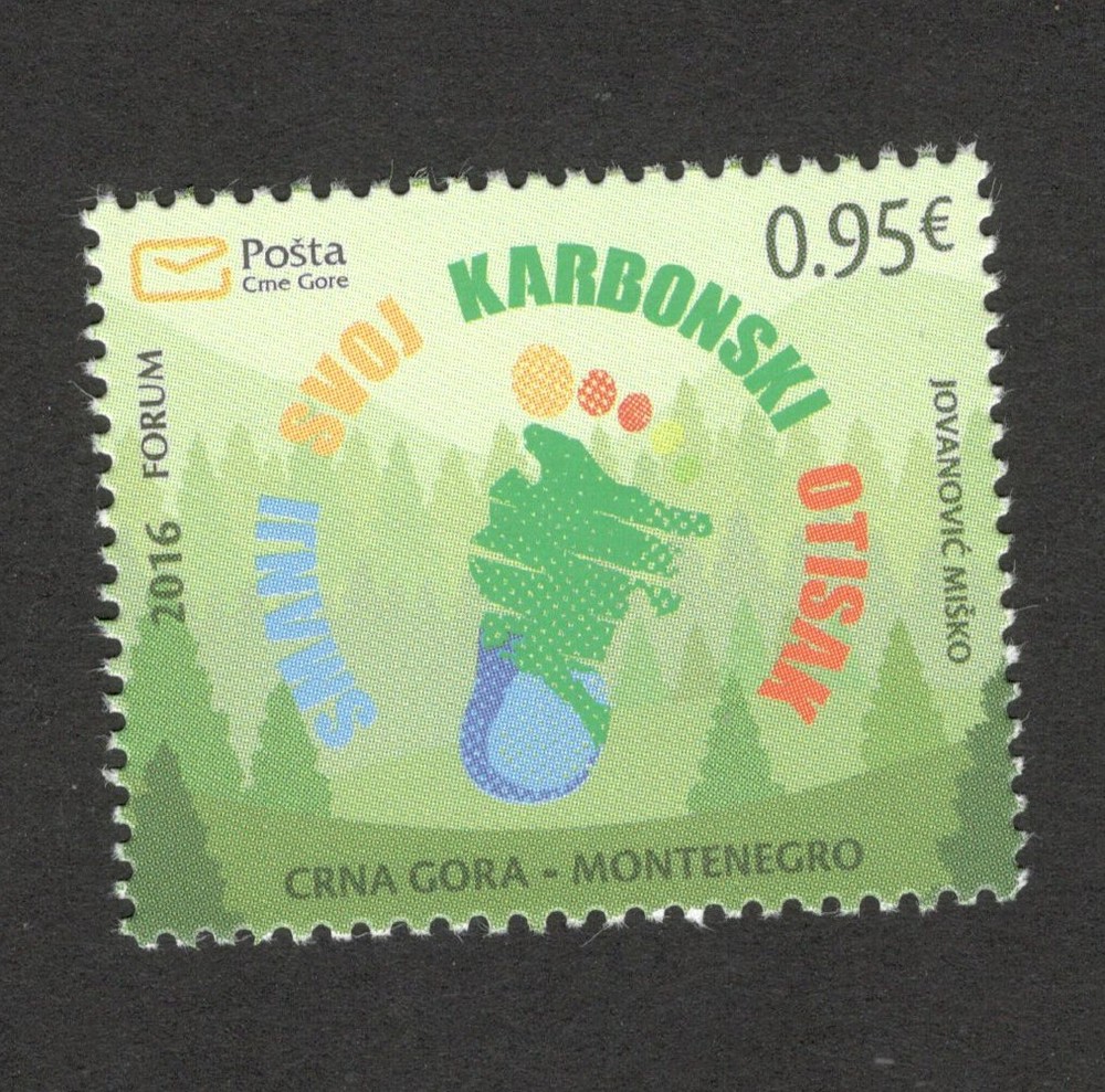 MONTENEGRO- MNH STAMP -- 2016.