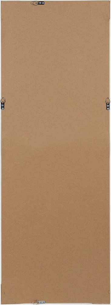 Calter Modern White Full Length Wall Mirror - Beveled Decorative Rectangular 17.