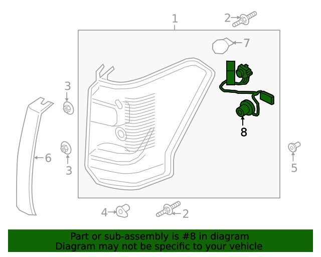 Genuine Ford Socket & Wire JL1Z13410A
