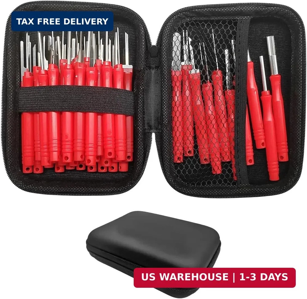 41PCS Terminal Removal Tool Kit, Electrical Wire Connector Pin Extractor Tool...