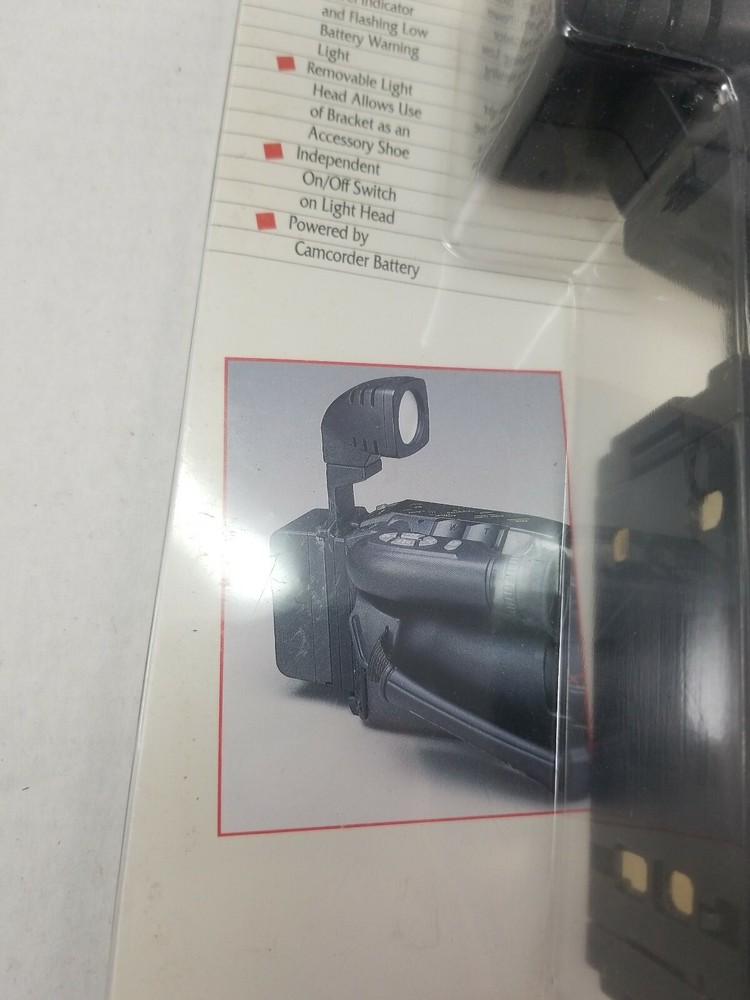 ambico multi-purpose camcorder bracket light model v-8814