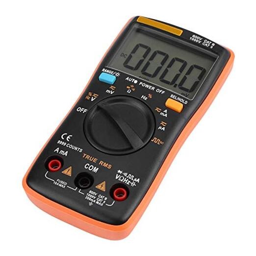 AN8008 True RMS Digital Multimeter with Continuity & Diode Test AC DC Voltage
