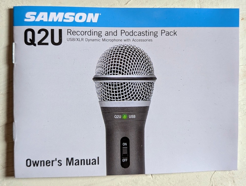Samson Q2U Recording and Podcasting Pack