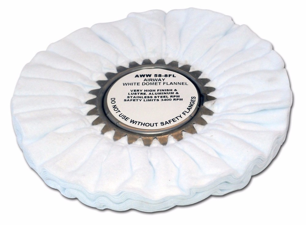 Zephyr 8" WHITE - FINAL FINISH Wheel (Un-treated)