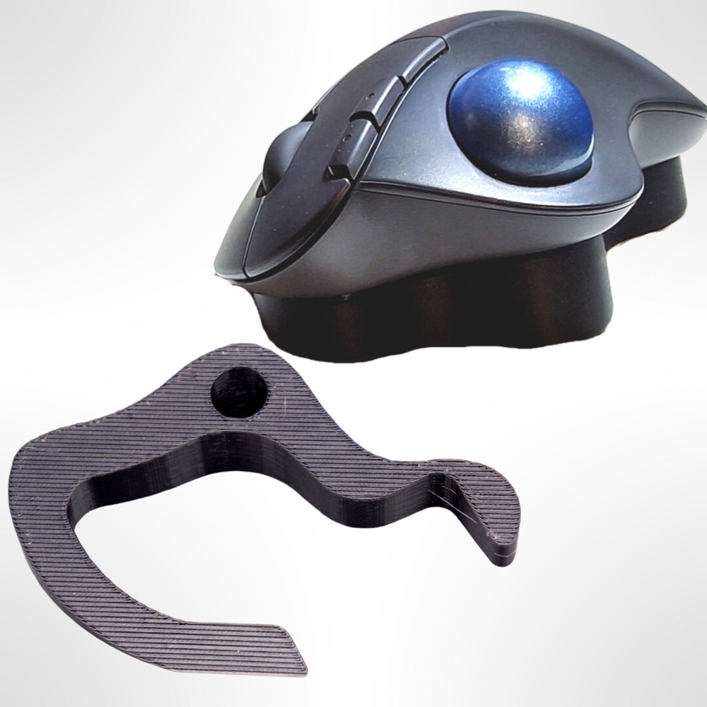 Custom Angled Stand for Logitech M575 Wireless Trackball Mouse