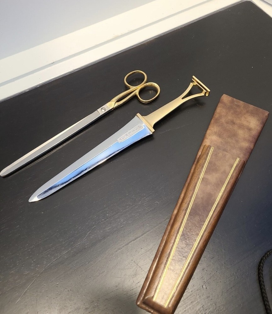 Mailway and scissors with case, germany